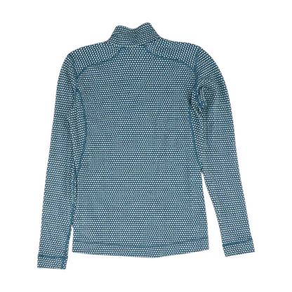 Blue Polka Dot 1/4 Zip Pullover