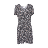 24/7 Black Floral Midi Dress – Image 1