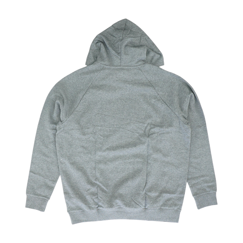 Gray Solid Hoodie Pullover