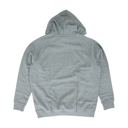 Gray Solid Hoodie Pullover