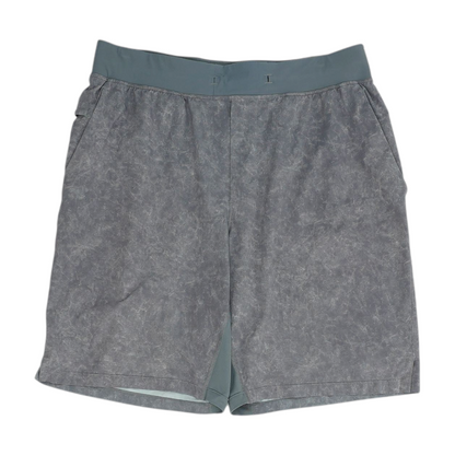Gray Tie-Dye Active Shorts