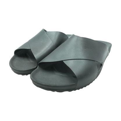 Black Flat Sandals