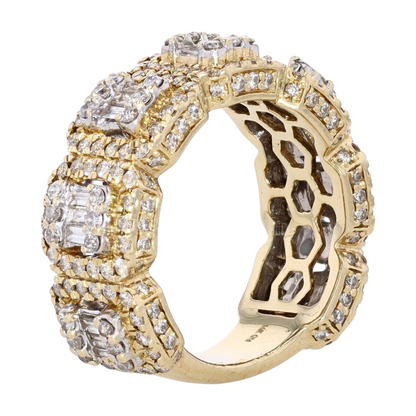1 1/2 ctw 14K Yellow Gold Diamond Band