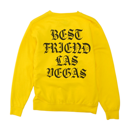 Yellow Solid Sweatshirt Pullover
