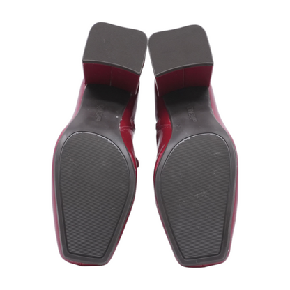 Red Ankle Boots