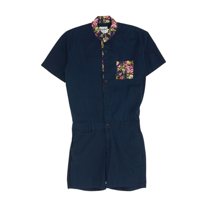 Navy Romper
