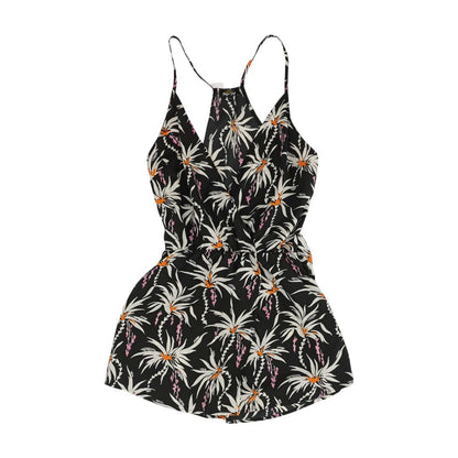Black Misc Romper
