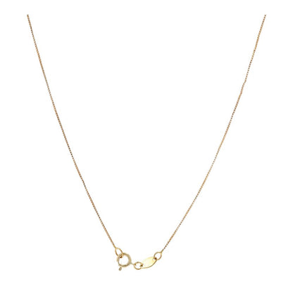 14K Two Tone Gold Butterfly Pendant On Box Chain Necklace