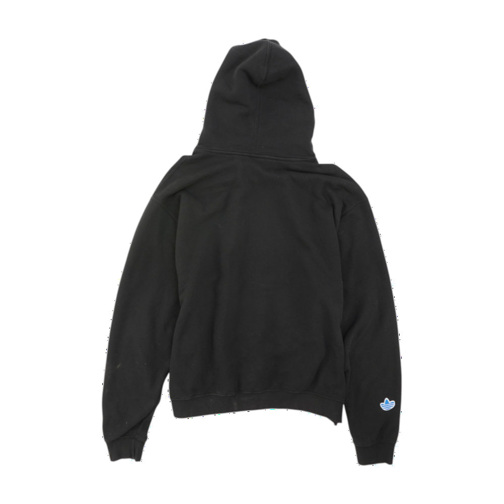 Black Solid Hoodie Pullover