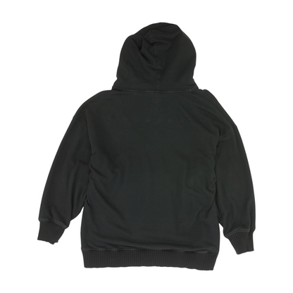 Black Solid Hoodie Pullover