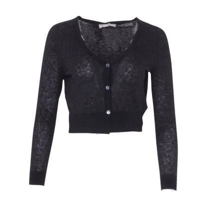 Charcoal Cardigan Sweater