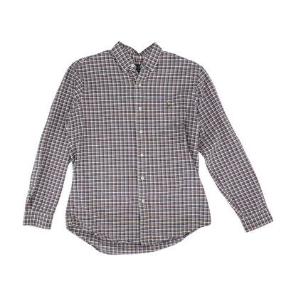 Multi Plaid Long Sleeve Button Down