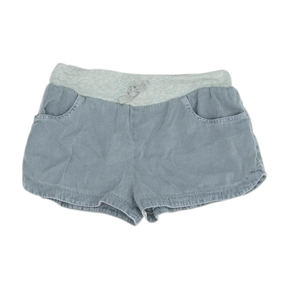 Blue Solid Active Shorts