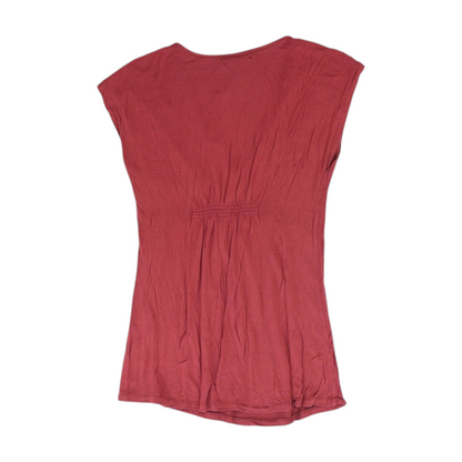 Red Floral Blouse