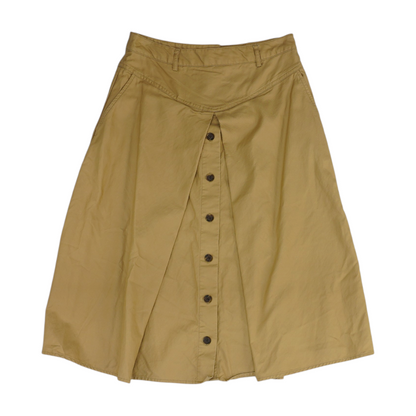 Khaki Midi Skirt