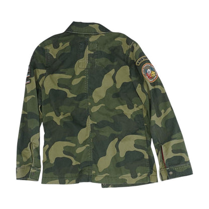 Green Camo Denim Jacket