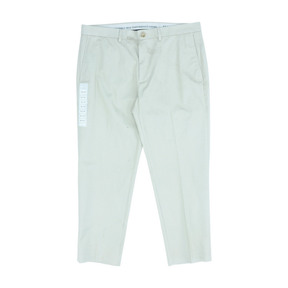 Beige Straight Pants