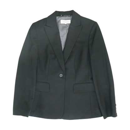 Black Solid Blazer