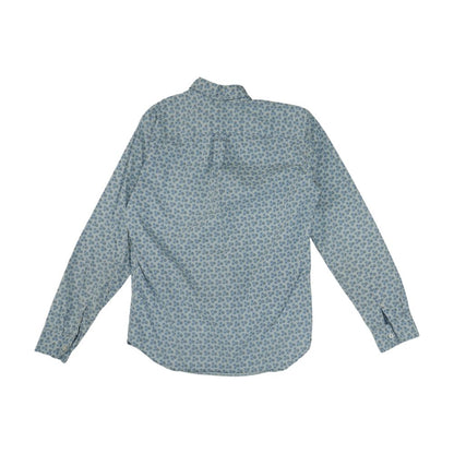 Multi Geometric Long Sleeve Button Down