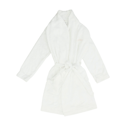 White Solid Robe