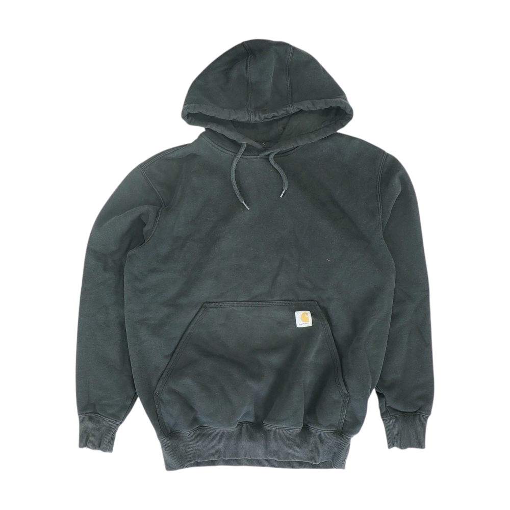 Black Solid Hoodie Pullover