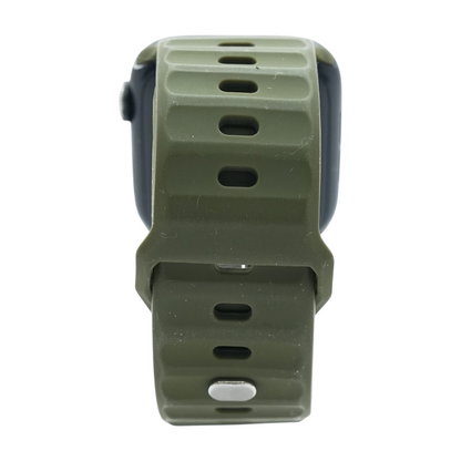 44mm SE 2 Midnight Smartwatch Green Band One Size