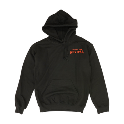 Black Solid Hoodie Pullover