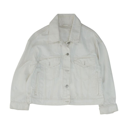 White Denim Coat