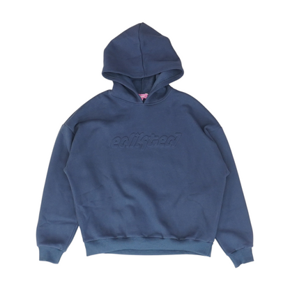 Navy Solid Hoodie Pullover