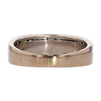 1 1/3 ctw 10K Two-Tone Gold Diamond Band