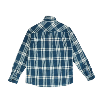Blue Plaid Flannel Button Down