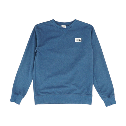 Blue Solid Sweatshirt Pullover