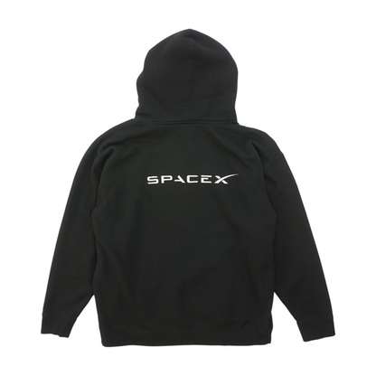 Black Solid Hoodie Pullover