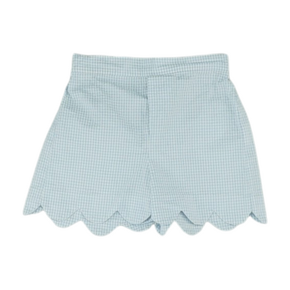 White Check Chino Shorts