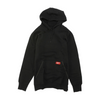 Black Solid Hoodie Pullover