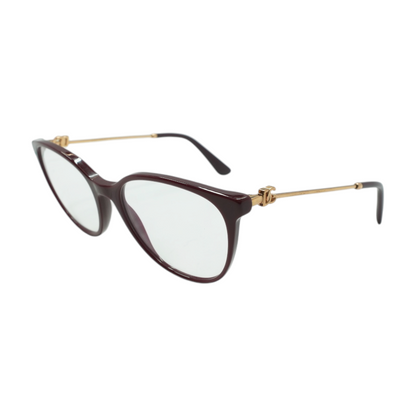 Burgundy DG 6363 Cat Eye Prescription Eyewear