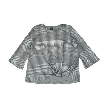 Silver Striped Blouse