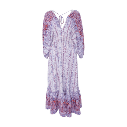 Multi Paisley Midi Dress