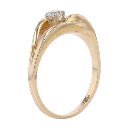 1/5 ctw 14K Yellow Gold Diamond Fashion Ring