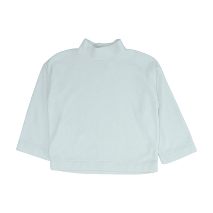 Ivory Solid Sweatshirt Pullover