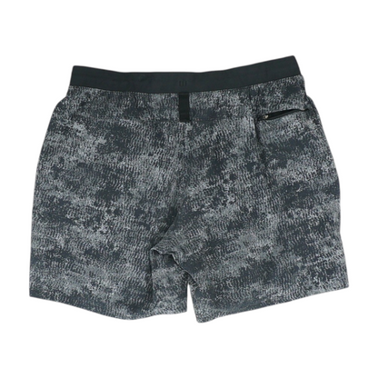 Gray Print Active Shorts