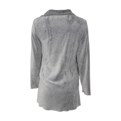 Gray Cardigan Sweater