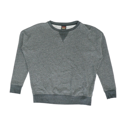 Gray Solid Sweatshirt Pullover