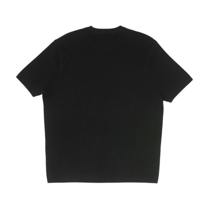 Black Solid Pullover Sweater