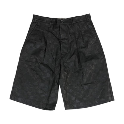 Black Embroidery Detail Chino Shorts