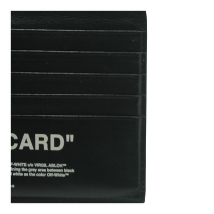 Black Bold Quote Card Holder