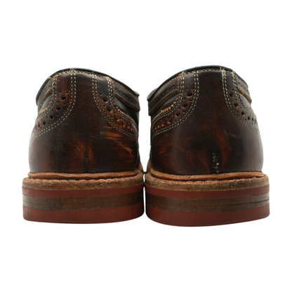 Brown Lace-Up Dress Shoes
