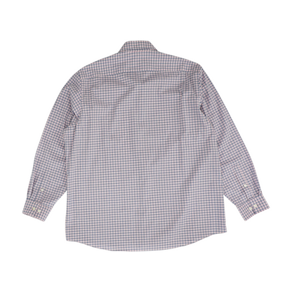 Pink Plaid Long Sleeve Button Down