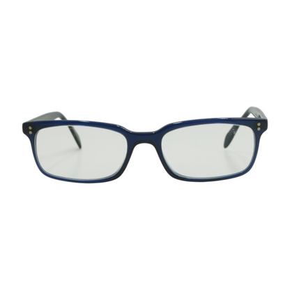 Navy Denison Rectangle Prescription Eyewear