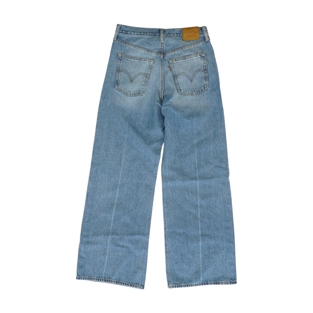 Blue Wide Leg Jeans